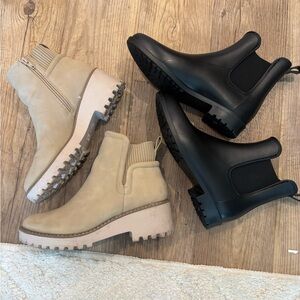 2 pairs of size 8 women’s boots. Time and Tru and A New Day